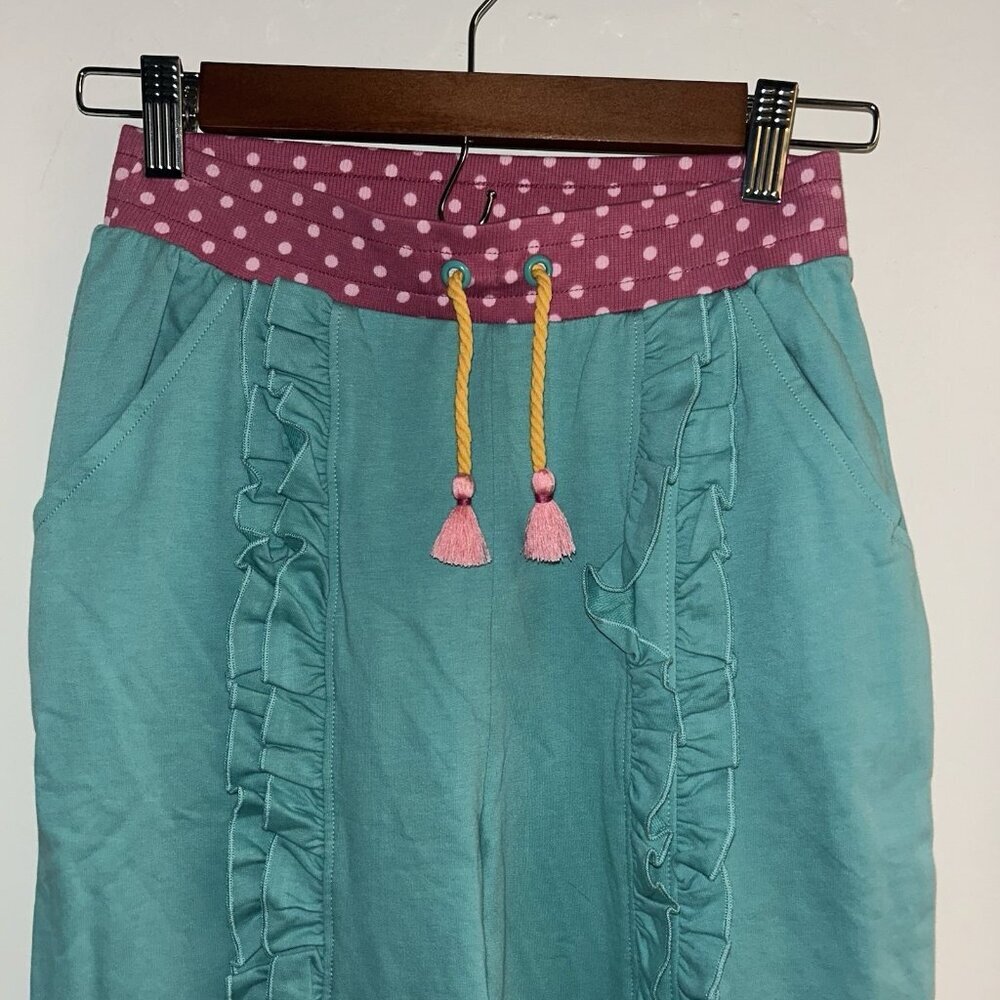 Matilda Jane Polka Dot Tassel Race At Recess Casual Jogger Pants Size 10 - Picture 3 of 7